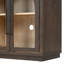 Buffet, table de buffet, armoire de salle à manger, crédence de bureau avec portes arquées-1094333588