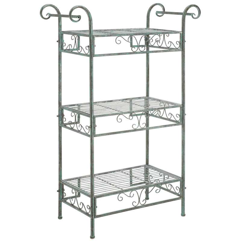 Noreen 3 Tier Shelf, Green