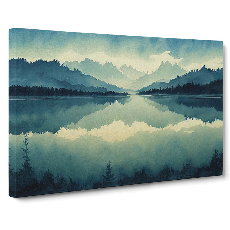 Forest Lake Vol.3 - Wrapped Canvas, 50cm H x 76cm W x 3cm D