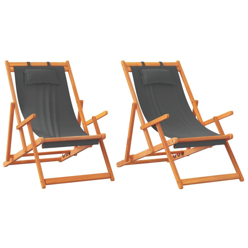 Analysia Outdoor Lounge Chair, Grey