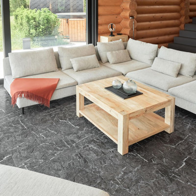 Self-Adhesive Vinyl Floor Tiles 12x12 in Waterproof & Easy-to-Install | Ideal Kitchen Floor Stickers