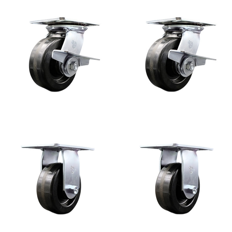 4 Piece Phenolic Caster Set