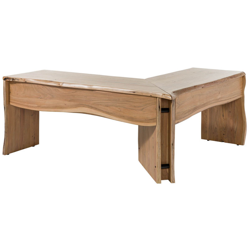 L-Shape Desk, Natural