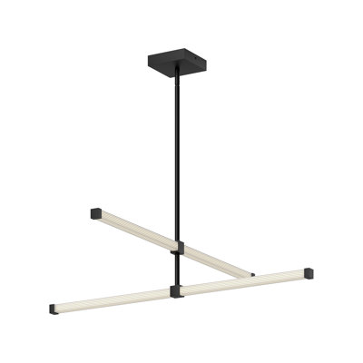 Lustre linéaire moderne Spoutnik à 2 lumières Blade