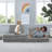 Cozee Play Couch & 4-Piece Lounger