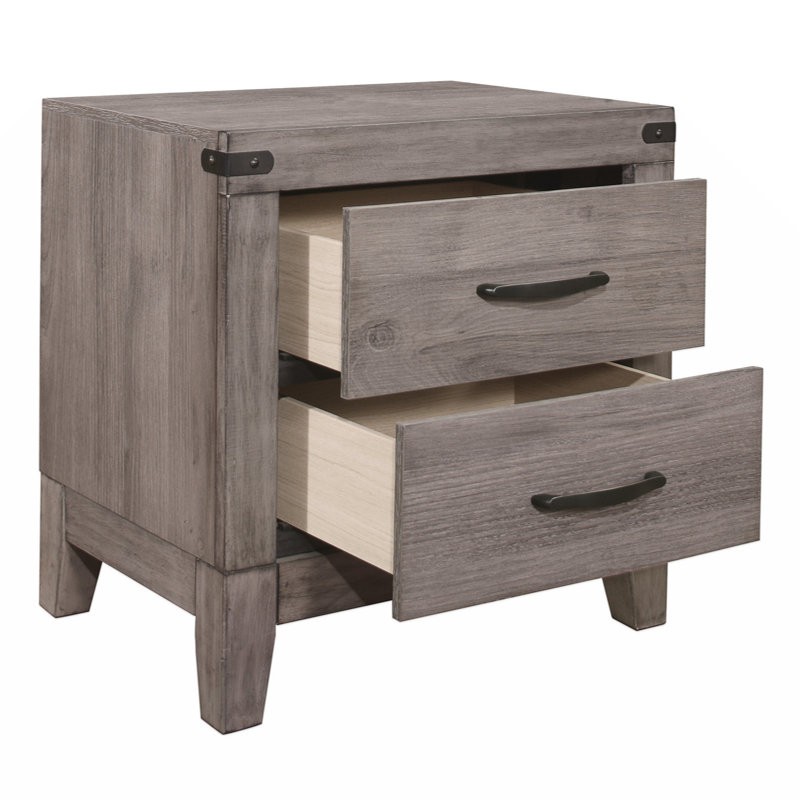 Hooksett 22'' W Nightstand, Gray