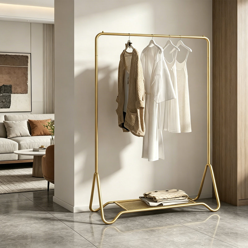 Luxury Hall Tree Rack, Gold