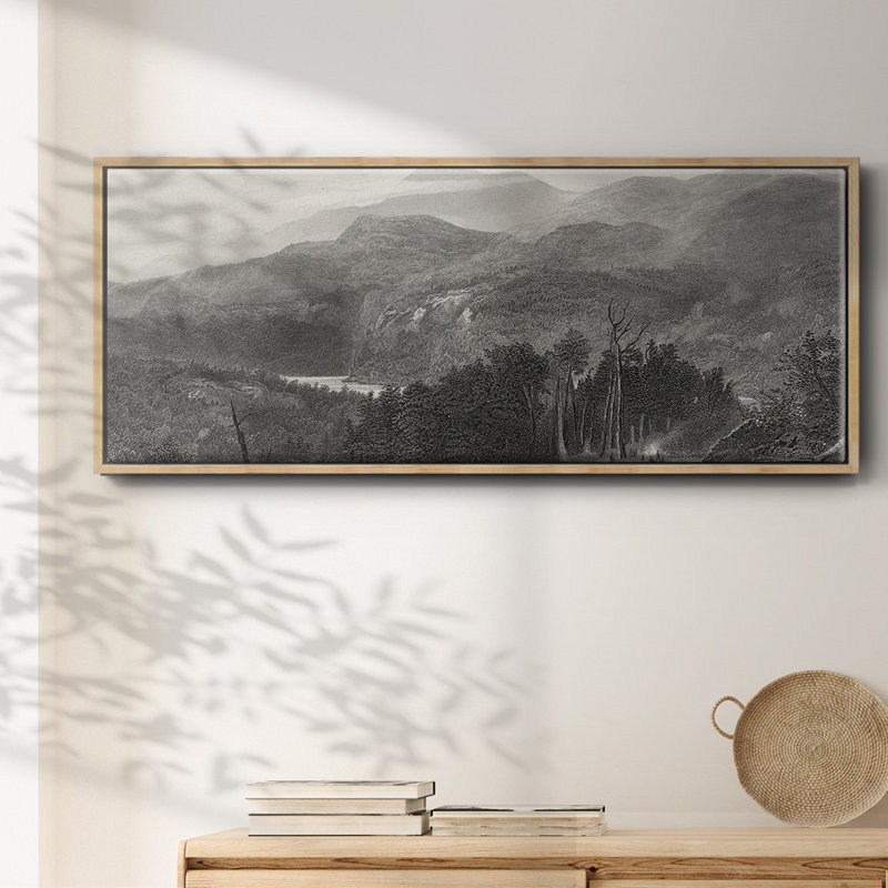 The Smoky Mountains - Toile encadrée, H 8 po x l 20 po