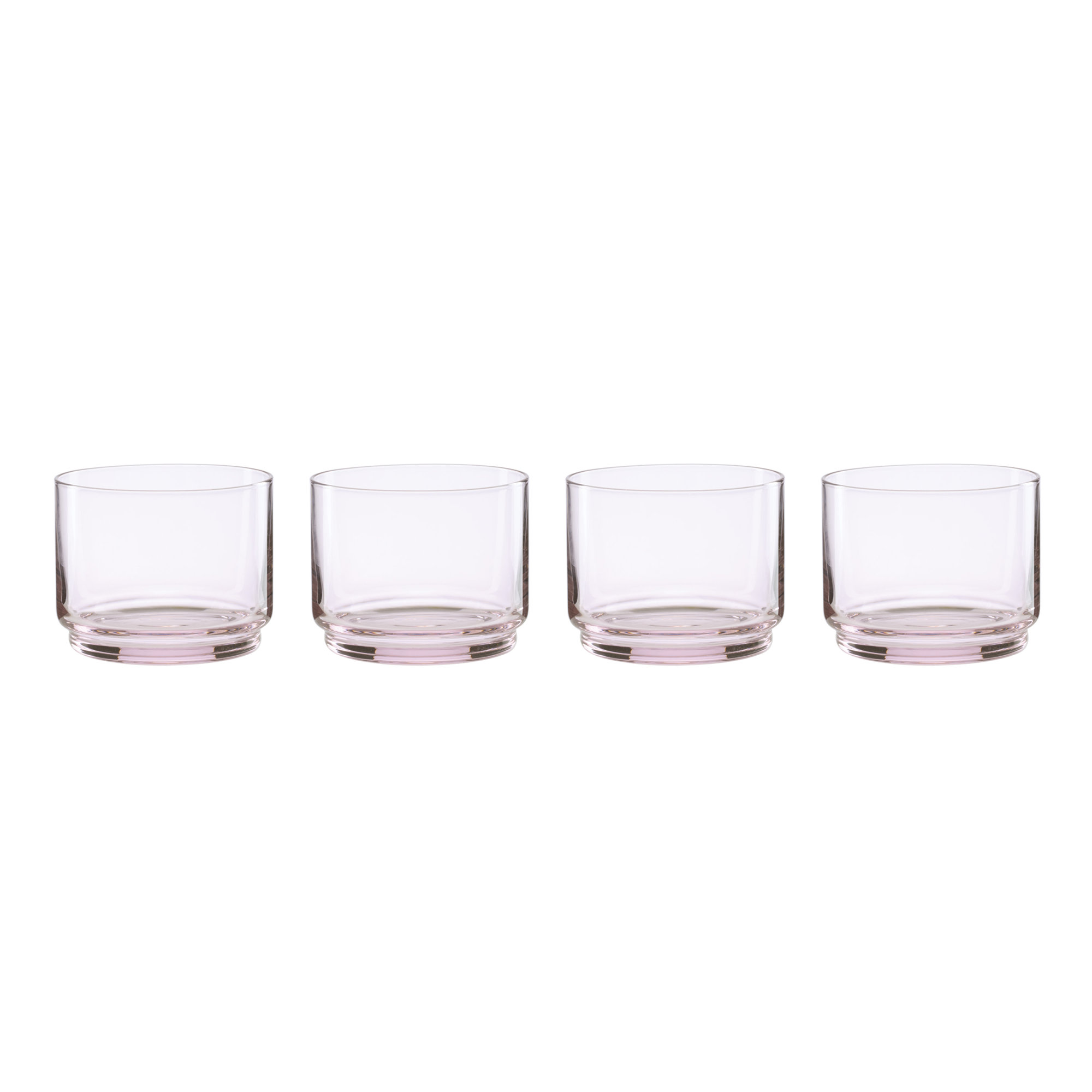 Lenox Tuscany Stackable Coolers, Set of 4, 9 Oz, Blush