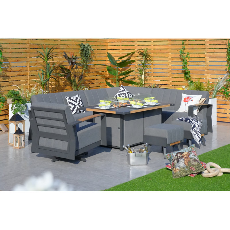 Stills 9 - Person Patio Conversation Set with Cushions