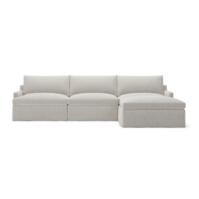 Wrenley 4-Piece Slipcovered Modular Sectional by Birch Lane