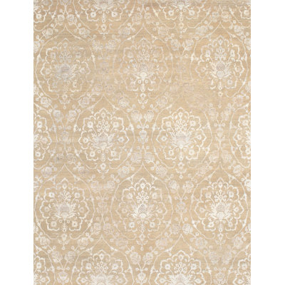 Tapis contemporain brun