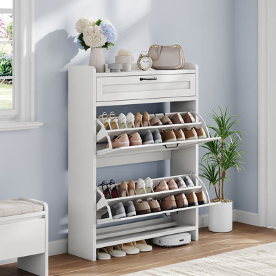 8 Pair Shoe Storage Cabinet