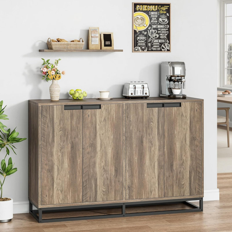 140cm Solid Wood Sideboard