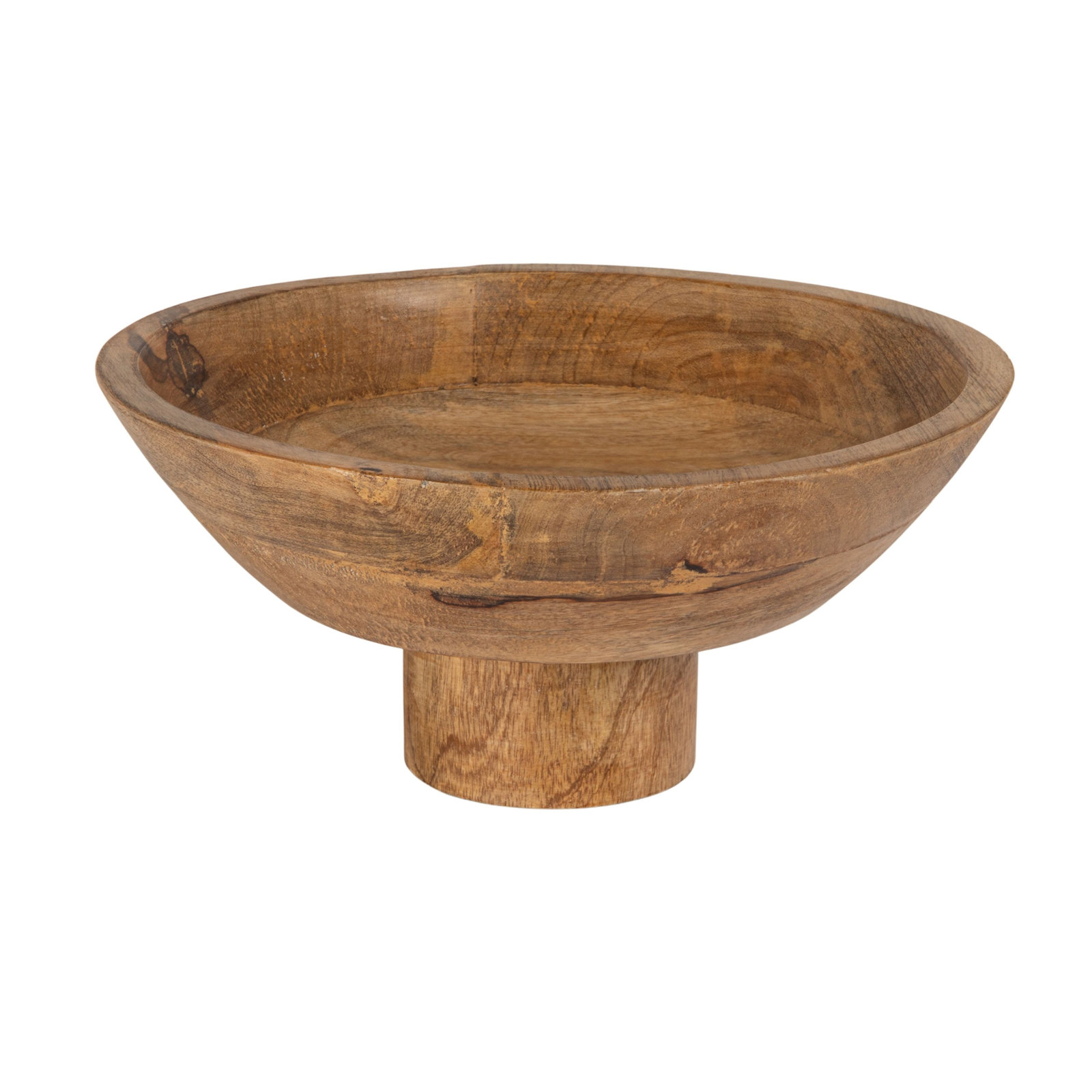 Allyce Mango Wood Serving Bowl, Natural