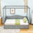 Twin Size Canopy Daybed with Twin Trundle-1320445220