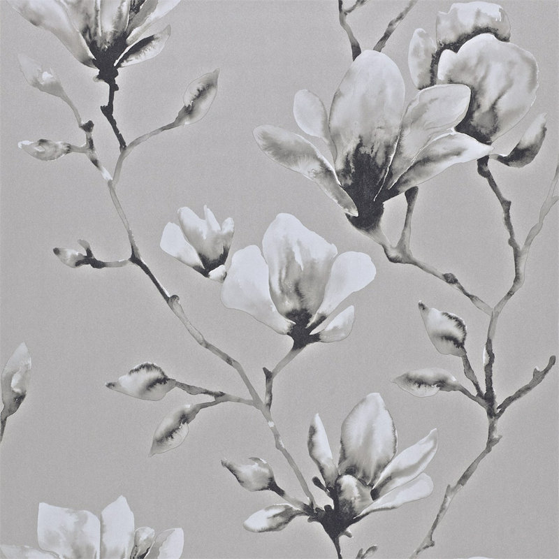 Lotus 10.05m x 68.6cm Wallpaper Roll, Silver