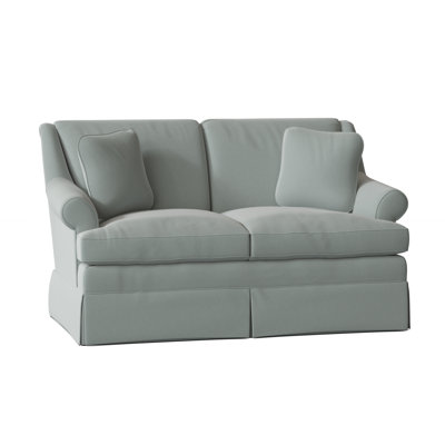 Connor 59" Rolled Arm Loveseat with Reversible Cushions by Birch Lane