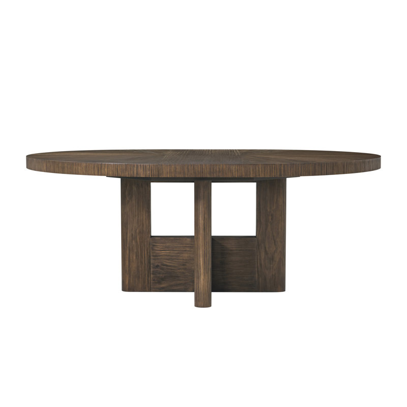 Urbane Round Extension Dining Table, Campfire
