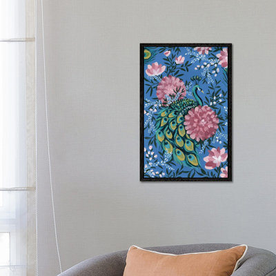 Maximalist Peacock by Yvette St.Amant - Gallery-Wrapped Canvas Giclée on Canvas