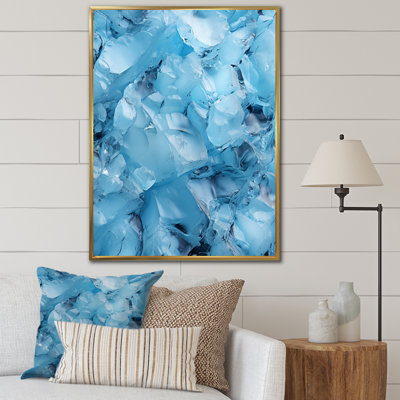 Glacier Frozen Majesty - paysage et nature, reproduction sur toile
