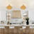 Clouden 3-light 19.7in Rattan Handwoven Semi-flush Mount