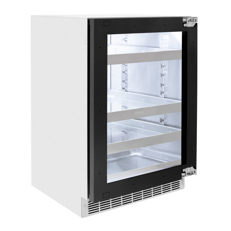 151 Cans (12 oz.) 5.2 Beverage Refrigerator, Black