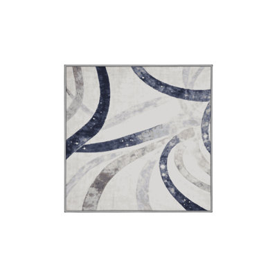 Machine Washable Gray Area Rug