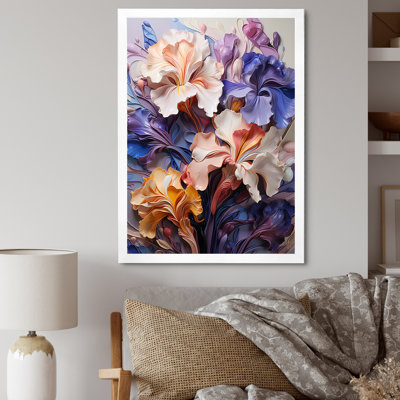 " Irises In Amethyst Hues Grow Alongside Fantastica "