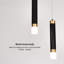 4 - Light Black LED Kitchen Island Pendant