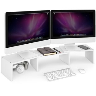 White Monitor Stands & Risers You'll Love