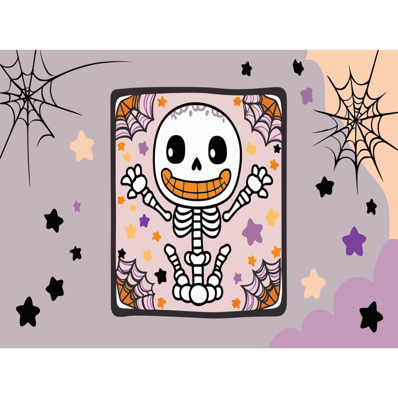 Tapis de vacances d'Halloween The Holiday Aisle®, Rectangle 4pi x 6 pi