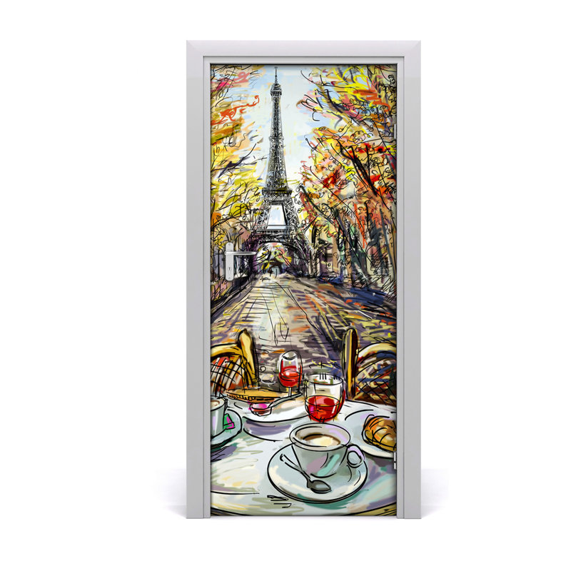 For Breakfast Door Decal