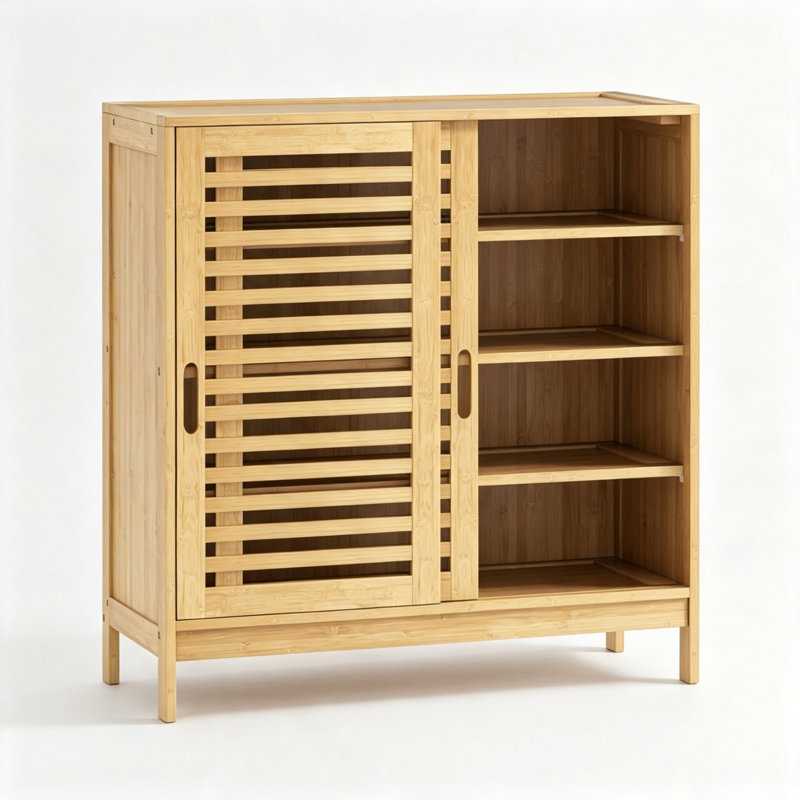16 Pair Shoe Storage Cabinet
