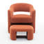 Fauteuil demi-tonneau avec repose-pieds-1459439858