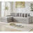 Oversize Cloud Sectional Couch, L-Shape Sofa, Convertible Floor Sleeper Sofa Bed, No Assembly, Eight pillows, 3-in-1, Side Pocket,(Left Facing Sofa), 4 Seat, Corduroy-526788441