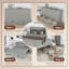 Lit escamotable double avec panneaux pliables-133233761