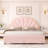 Burlyn Upholstered LED Bed Frame with Drawer & Adjustable Headboard-1044896650-1044642463