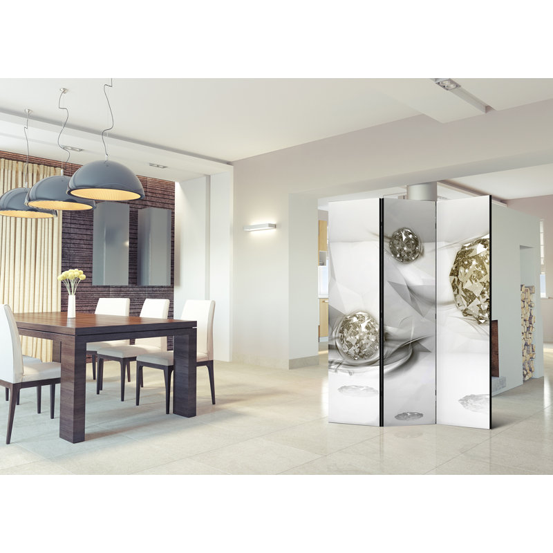 135cm W x 172cm H 3 - Panel Solid Wood Folding Room Divider
