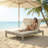 All-Weather Patio Chaise Lounge Cushion With 28D High-Density Foam, Waterproof Fabric, And Washable Cover For Pool And Garden Recliners-478495101