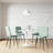31.5" Round Tulip Dining Table - Mid-century Mdf Top, Sturdy Metal Pedestal, Seats 2-4, For Kitchen/living Room/office/outdoor，white-1500095548-1500095536