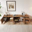 79" Mid Century Modern TV Stands, Wood Media Console with Ample Storages-1226853220