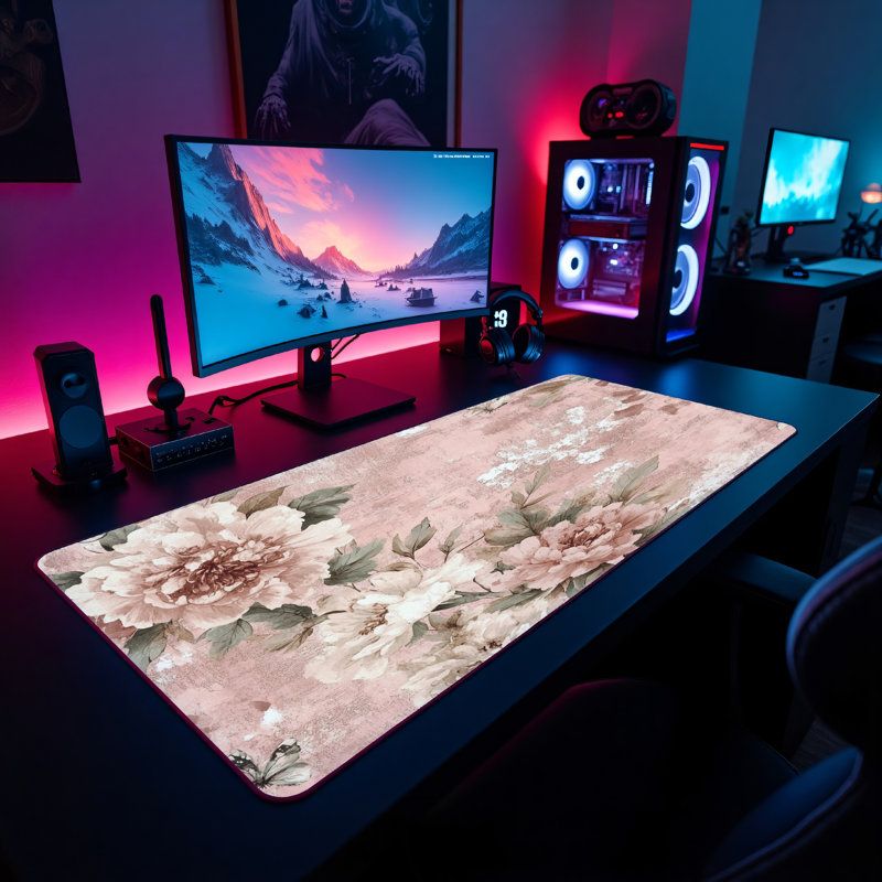 Polyester Desk Pad, 31.5x15.5