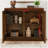 Mid Century Modern Fluted Hollowed Out Sideboard Cabinet-122103897-130620100