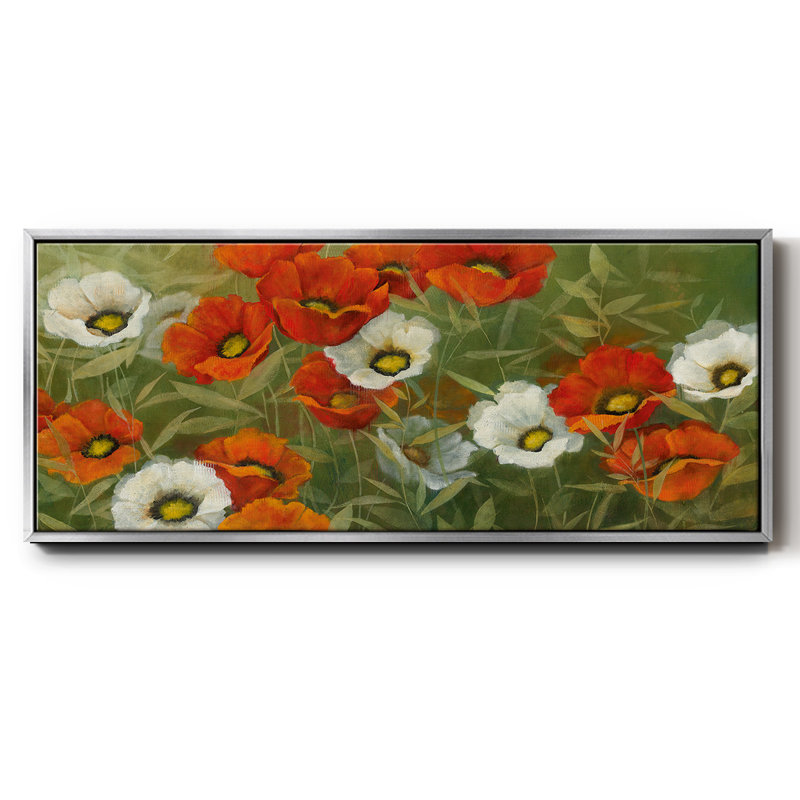 Poppy Symphony- Framed Canvas