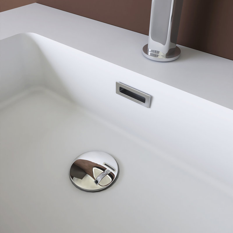 Meuble-lavabo mural avec lavabo à surface solide intégré, 30"