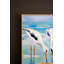  Art mural - peinture acrylique encadrée oiseaux de rivage