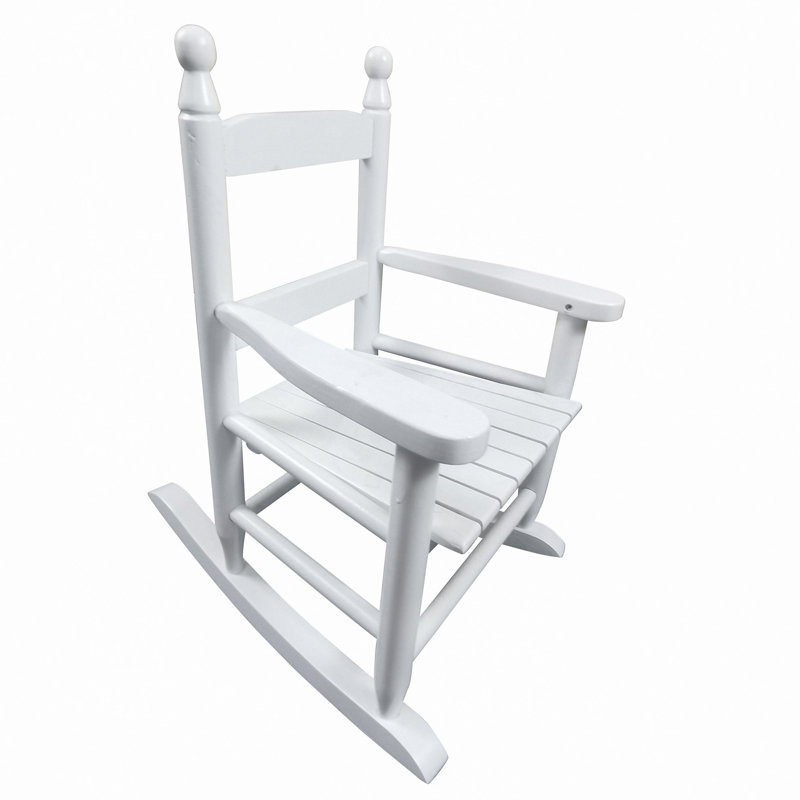Chaise berçante pour enfants - intérieure ou extérieure - durable, Blanc