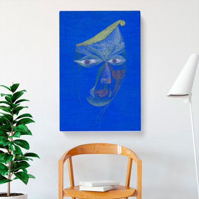 Can3585CAN Portrait of an Oriental by Paul Klee - Wrapped Canvas
