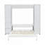 Lit escamotable peu encombrant avec élévateur hydraulique et grand rangement parfait pour la vie moderne et les petits appartements-1300947922